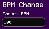 Properties of the BPM Change event